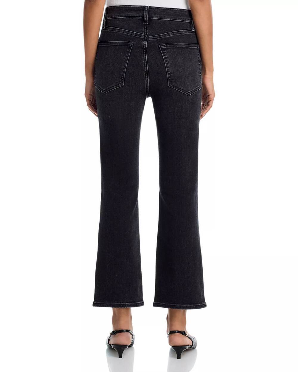 NEW FRAME reboot crop high rise ankle jeans in starship - Picture 3 of 7